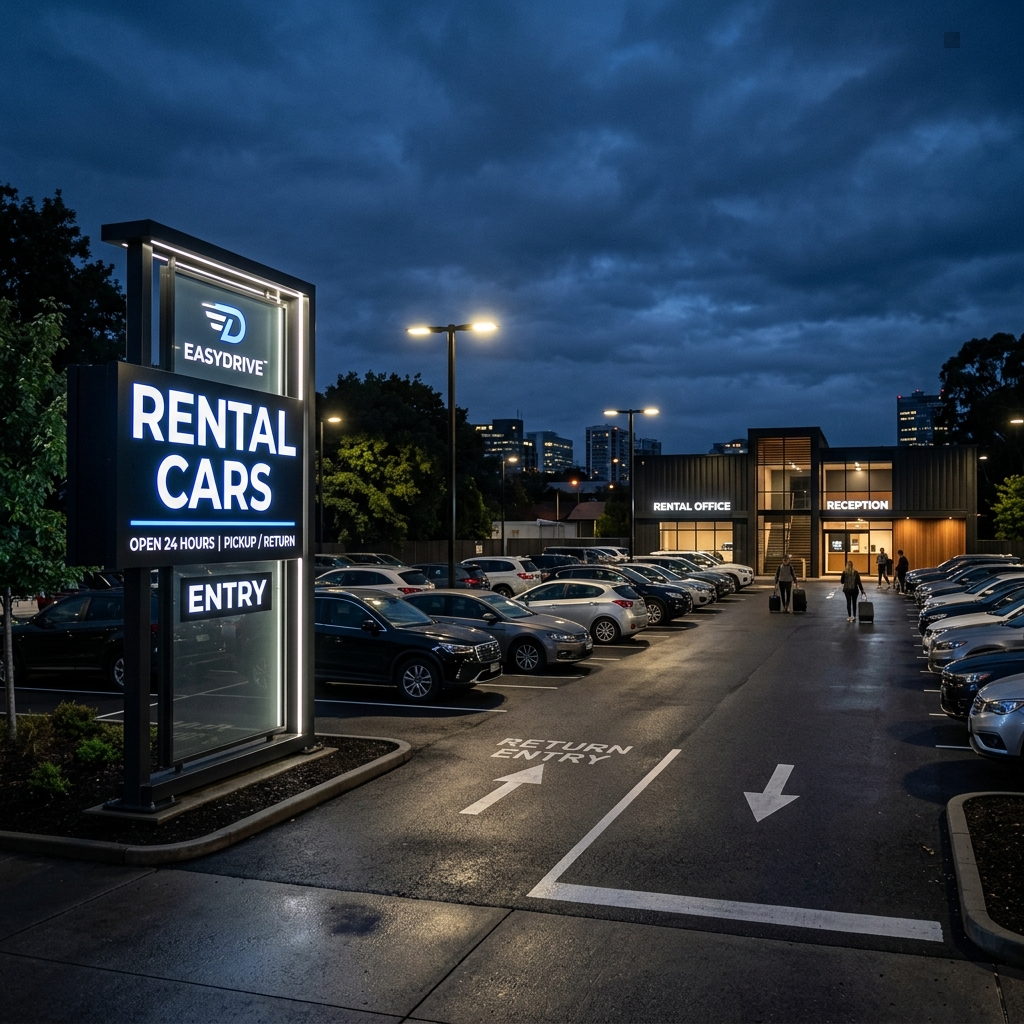 RideX pickup location - convenient rental service center